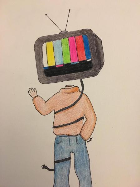 drew a lil’ screen-head lad