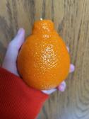 This orange wanna be a pear so bad