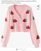 STRAWBERRY CARDIGAN