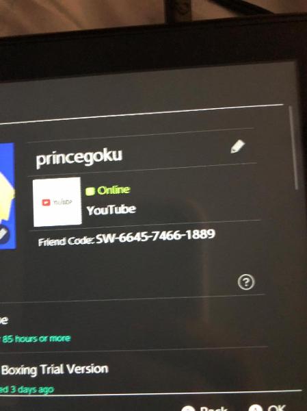 Here’s my friend code if anyone wants to be friends with me on the Nintendo switch