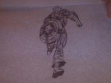 My Captain America drawing! ^-^