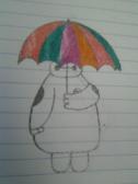 Drew this in Health :3