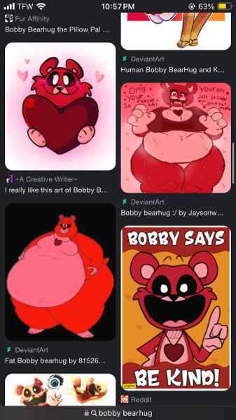 scrolled too far in the Bobby Bearhug search-...